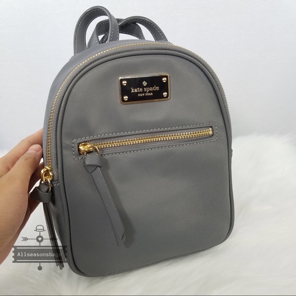 Kate spade mini Bradley Wilson backpack pearl grey - Picture 4 of 8